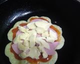 Foto del paso 7 de la receta: Wafflepizza.👩‍🍳🍕