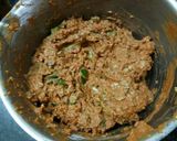 A picture of step 4 of Chinese manchurian pakode.