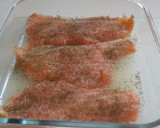Foto del paso 14 de la receta: Salmón espolvoreado al horno y salsa de pescado ideal