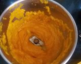 A picture of step 1 of Mango Kesari / mango sheera.