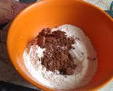 A picture of step 1 of Choco cup cake.