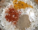 A picture of step 2 of Poha Cutlets without potatoes.
