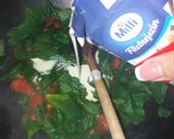 Csirkés-spenótos spagetti recept fázis 4 fotója