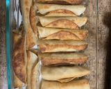 A picture of step 4 of Enchiladas Suizas.