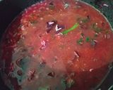 A picture of step 9 of Beetroot Biryani pulao.