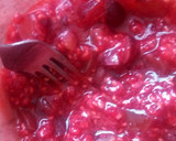 A picture of step 2 of Grapes and Raspberry.
