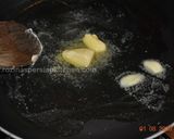 A picture of step 3 of Persian Scrambled eggs with Feta Cheese and Dillپنیر برشته گیلانی.
