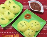 A picture of step 1 of Lemon Idli - Lemony inside out.