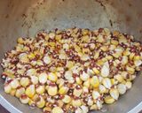A picture of step 4 of Noodle Fritter with Mixed Corn Salad.