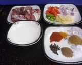 A picture of step 1 of Beef parda pulao.