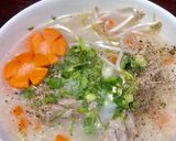 A picture of step 4 of Pork Rib Congee Made from Leftover Rice.
