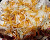 A picture of step 2 of Lauki and carrot kofta curry.