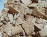 عکس مرحله 2 از دستور کیک یخچالی شکلاتی🥧🍫