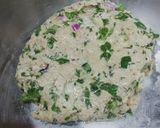 A picture of step 2 of Jowar and Methi Paratha.