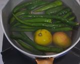 Foto langkah ke 2 dari resep Cumi Asin Petai Sambal Hijau.