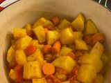 Albóndigas guisadas con verduras