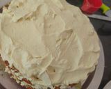 A picture of step 9 of Rasmalai Cake (eggless).