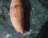A picture of step 1 of Sweet potato Kheer.