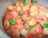 A picture of step 4 of Chicken Tikka Biryani.