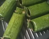 Foto langkah ke 13 dari resep Lemper bakar Ayam Opor.