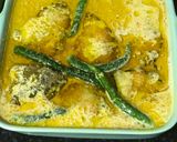 A picture of step 6 of Doi Shorshe Katla Carp in the Yoghurt and Mustard Pastes Gravy.