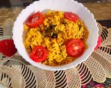 A picture of step 10 of Tomato pulav.