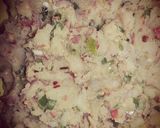 A picture of step 2 of Bread Vegetable kabab.