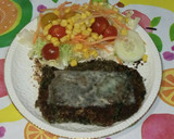 Foto del paso 5 de la receta: Filete vegetariano con ensalada