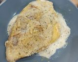 Foto del paso 3 de la receta Pechugas empanadas 🍗 al horno rellenas de queso🧀 y cebolla🍴