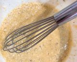 A picture of step 3 of Caesar salad dressing.