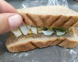 Foto del paso 1 de la receta Sándwich integral con huevo duro y aguacate