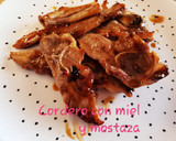 Foto del paso 5 de la receta: Cordero con miel y mostaza