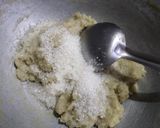 A picture of step 4 of Banana Coconut Burfi.