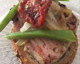 Foto del paso 4 de la receta Pincho de atún con cebolla caramelizada