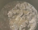 A picture of step 1 of Beef Thai Style noodles/spaghetti.