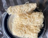 A picture of step 1 of Amazing Abacha (African salad).