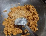 A picture of step 3 of Singhara Sesame Halwa.