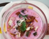 A picture of step 3 of Strawberry faluda.