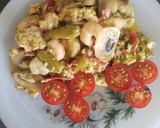 Foto del paso 4 de la receta: Champiñones revueltos con gambas y espárragos verdes