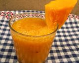 A picture of step 1 of BanaPapaya Smoothie.