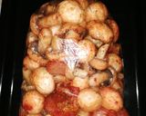 Pas rețetă Ciuperci champignon cu piept de pui la cuptor 2 fotografie