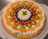 A picture of step 1 of 🥝🍊🍒🍇Creamy Fruit Tart🍇🍒🍊🥝.