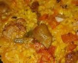Foto del paso 11 de la receta Arroz/paella : solomillo, foie y trufa con setas 😍