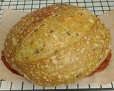 Foto langkah ke 22 dari resep Wijen Hitam Putih Pandan Sourdough Bread (Open Bake Method).