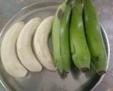 A picture of step 1 of Raw Banana Chips.