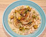 Foto del passaggio 5 della ricetta Finocchi abbrustoliti con fagioli aromatizzati🥦🍋🥫