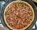 Foto del paso 5 de la receta: Quiche con beicon, espárragos y tomates cherry 😋
