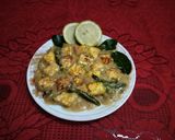 A picture of step 3 of Gandharaj lemon paneer.