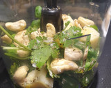 Foto del paso 1 de la receta: Rape en papillote de masa filo con pesto de cilantro al cava
