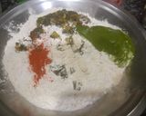 A picture of step 1 of Leftover soya methi bathua poori.